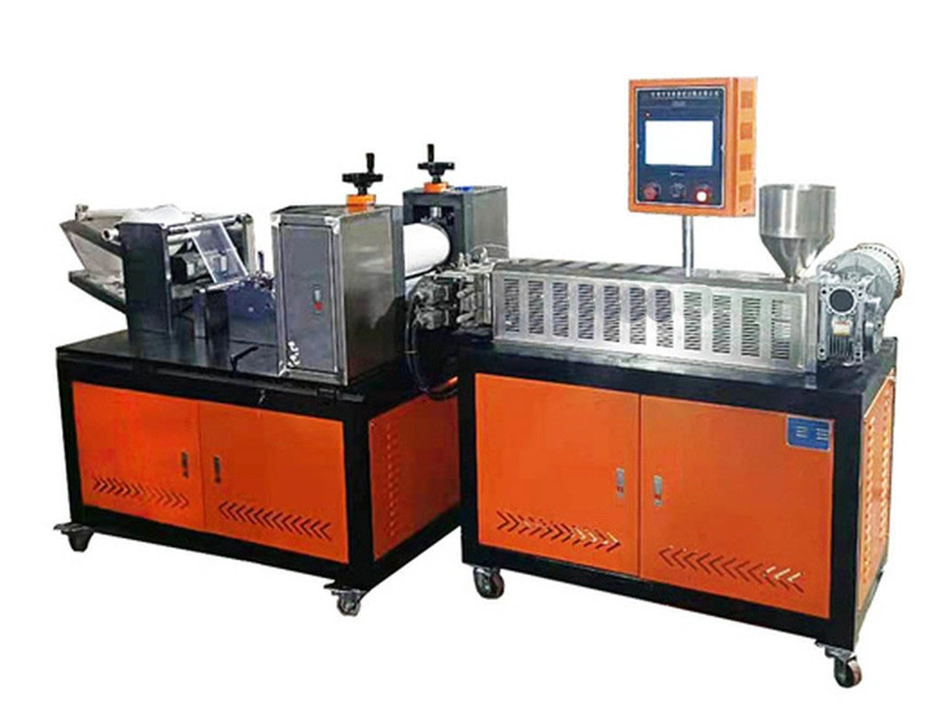 TPU/PET/PE/PP Lab Plastic Cast Film Machine Casting Film Mini Extruder Machine Film Making Machine