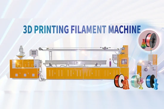 Macchina per la produzione di filamenti per stampanti 3D Linea di estrusione di filamenti PLA Peek Linea di filamenti per stampanti 3D